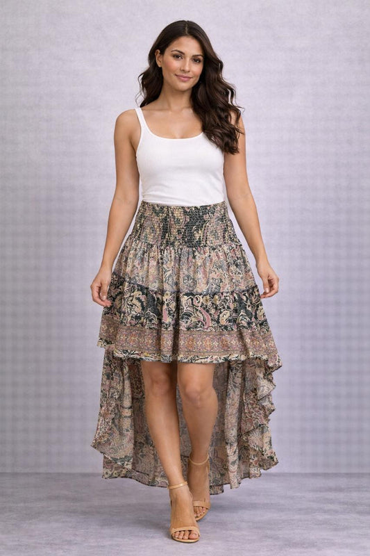 Bohemian-style skirt