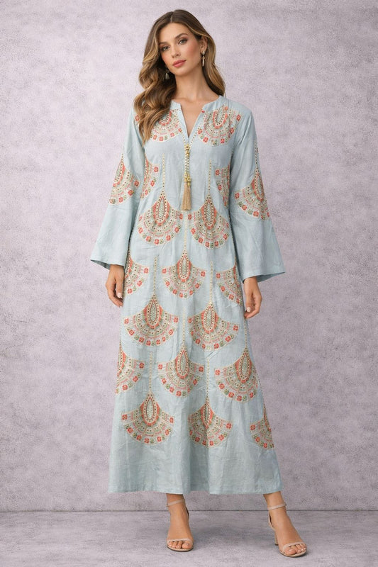Dress Make-up Long-sleeved