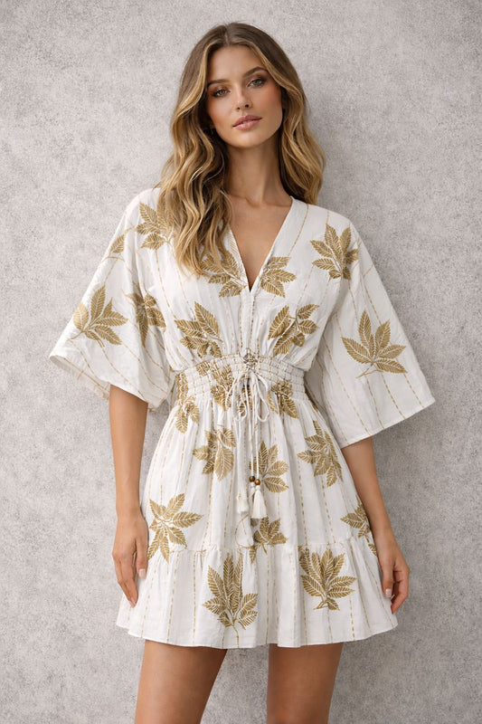 Short dress With short sleeves