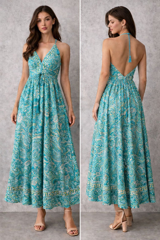 Sleeveless maxi dress