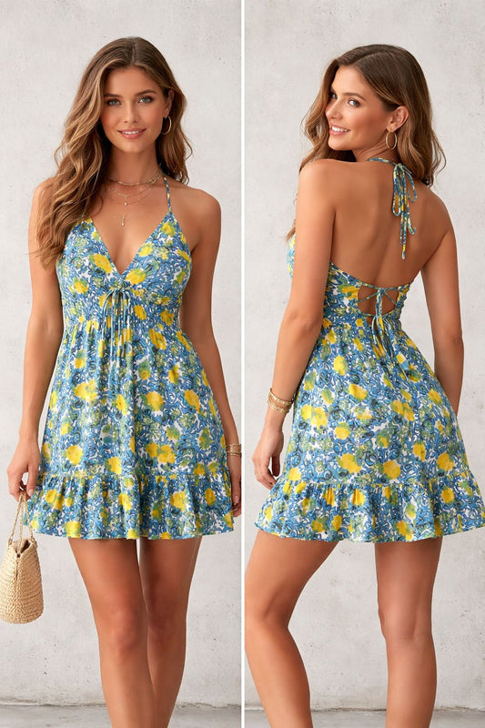 Short sleeveless dress